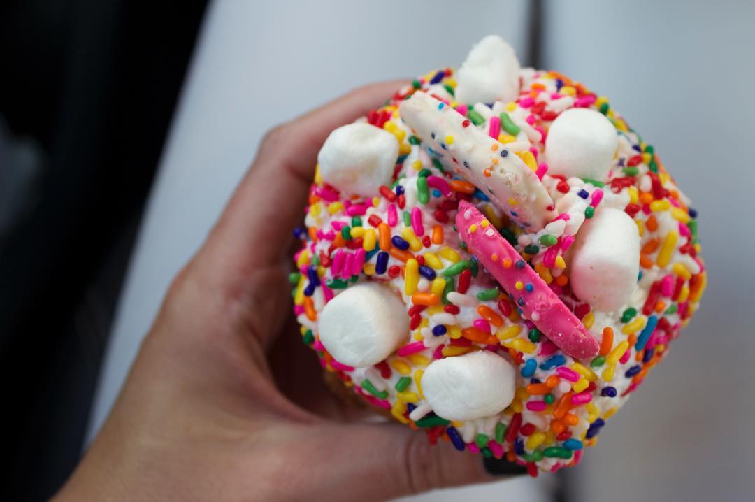 We bought a Zoo-Ropa donut from @hypnoticdonuts. Then we ate it.