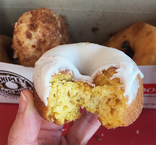 Shipley Do-Nuts pumpkin icing donut