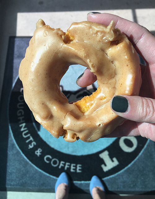 Top Pot Pumpkin Donut