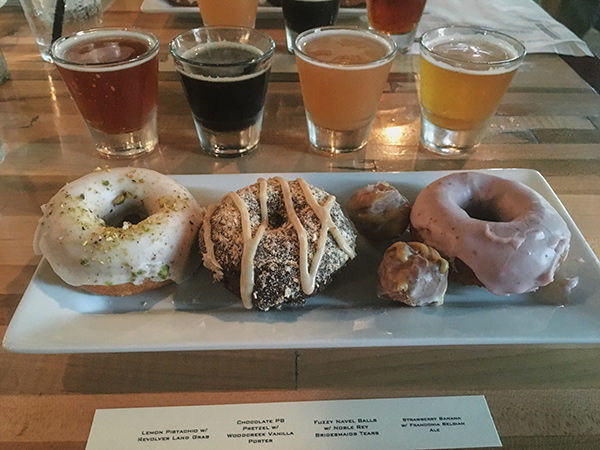 Glazed Donut Works and Luck Brewery Pairing Event - August 2016