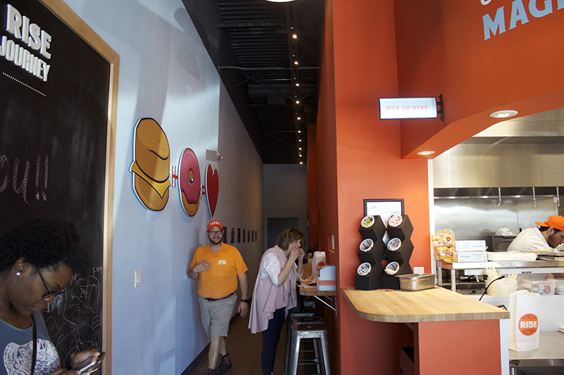 Rise Biscuits & Donuts indoor seating