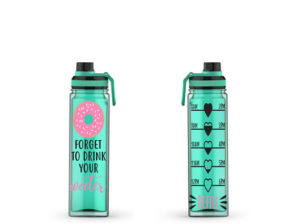 "Donut Forget to Drink" Motivational Water Bottle