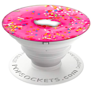Pink Donut Pop Socket