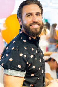 Bougie's Donuts Owner in a Donut Button-Down