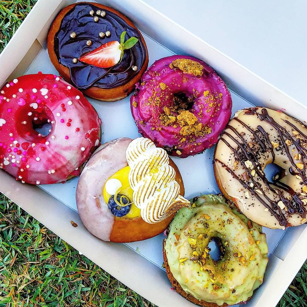 Assortment of donuts from The Glass Knife Restaurant in Winter Park, FL