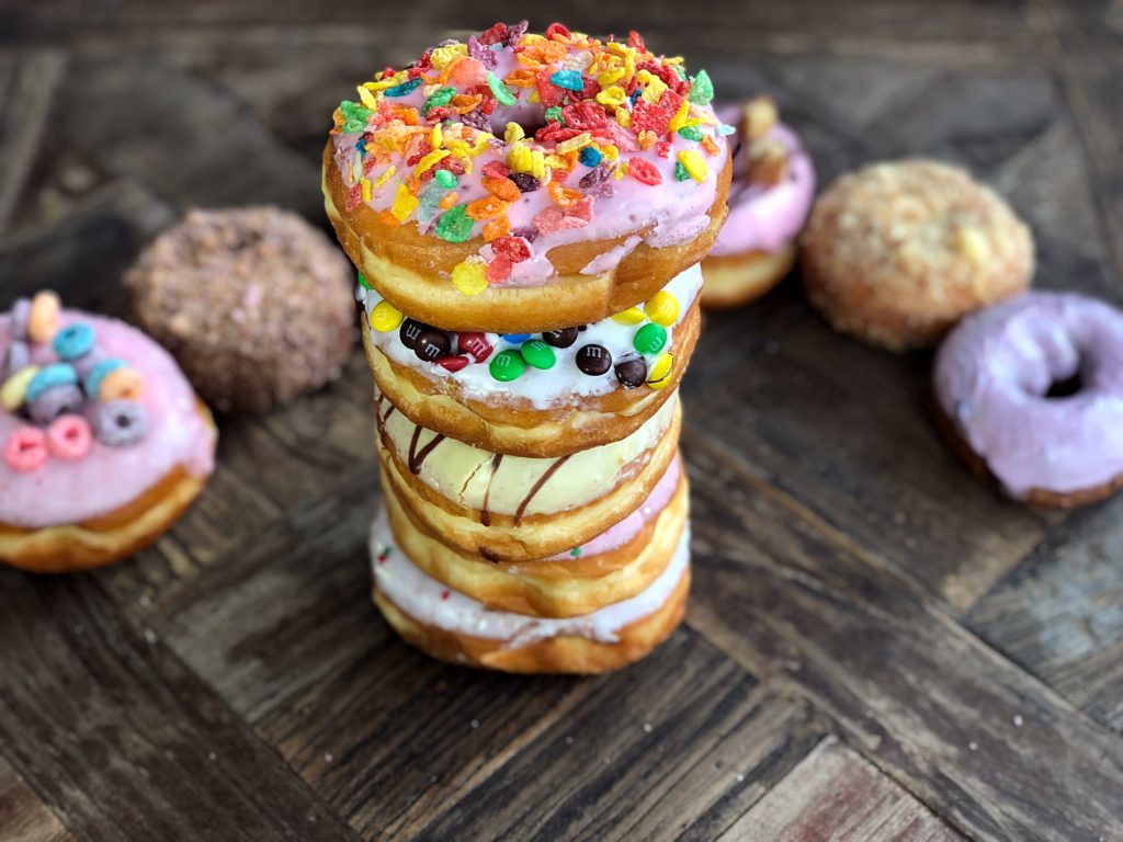 A stack from Cowboy Donuts in Spanish Fork, Utah